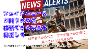 「フェイクニュースと闘うための信頼できる写真を目指して」のイメージ